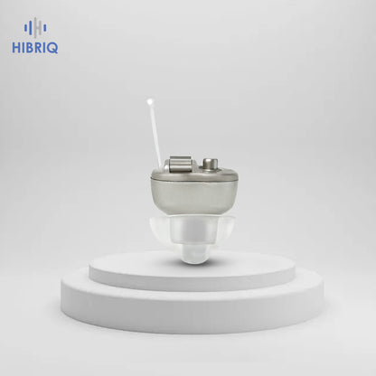 HIBRIQ VHP-603 Hearing Aid for Adults, Mini Invisible Hearing Amplifier with Smart Noise Reduction, Single, Gold